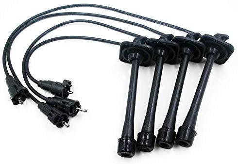 ENA Set of 2 Ignition Coil and Wire Set Compatible with Toyota 1997 1998 1999 2000 2001 Camry Solara 2.2L RAV4 2.0L Replacement