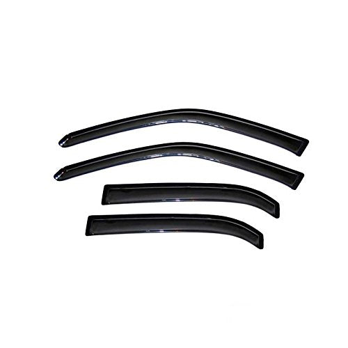 Gldifa Smoke Window Visors Compatible With 2006-2012 Zephyr/Mkz/Fusion/Milan Wind Deflectors Sun/Rain Guards 94550