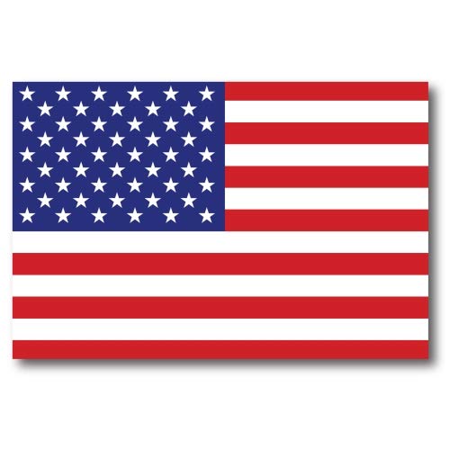 Magnet Me Up American Flag Magnet Decal, 4X6 Inches, 5 Pack, Red White And Blue, Heavy Duty Automotive Magnet For Car Truck Suv