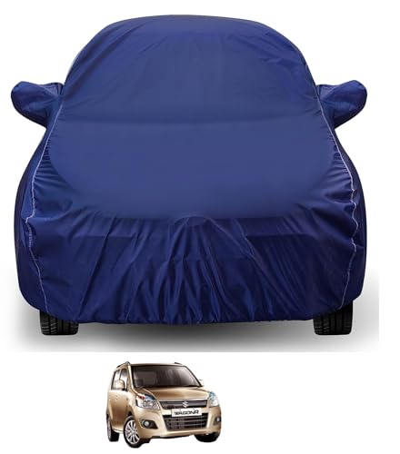 Auto Hub Car Cover Compatible With Maruti Wagonr (Model : 20052018) With Mirror Pocket, Water Resistant, Triple Stitched, Wagon