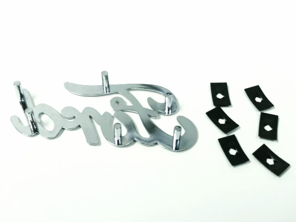 United Pacific Chrome Die-cast Ford Emblem/Official OEM # 91A-16606 Replacement Part