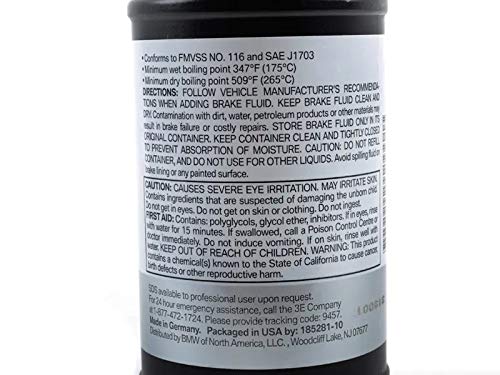 BMW Brake Fluid 81-22-0-142-156 - Regular Quality for Reliable Performance