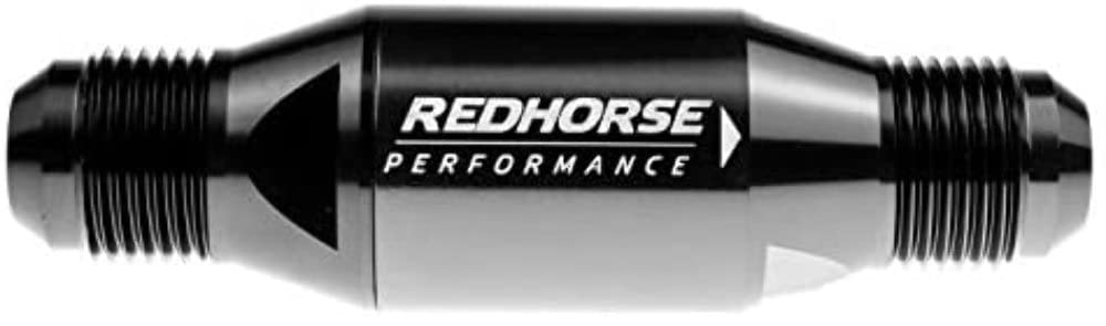 Redhorse Performance 4152-10-2 Inlet Outlet An One Way Check Valve (Black), 1 Pack