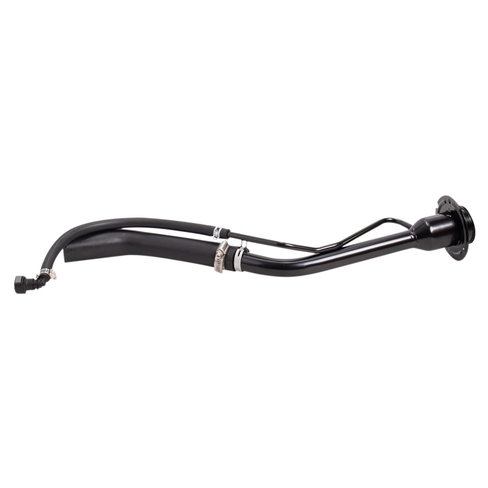 Trq Fuel Tank Filler Neck Black Compatible With 2009-2010 Ford E-150 E-250 E-350 Super Duty E-450 Super Duty