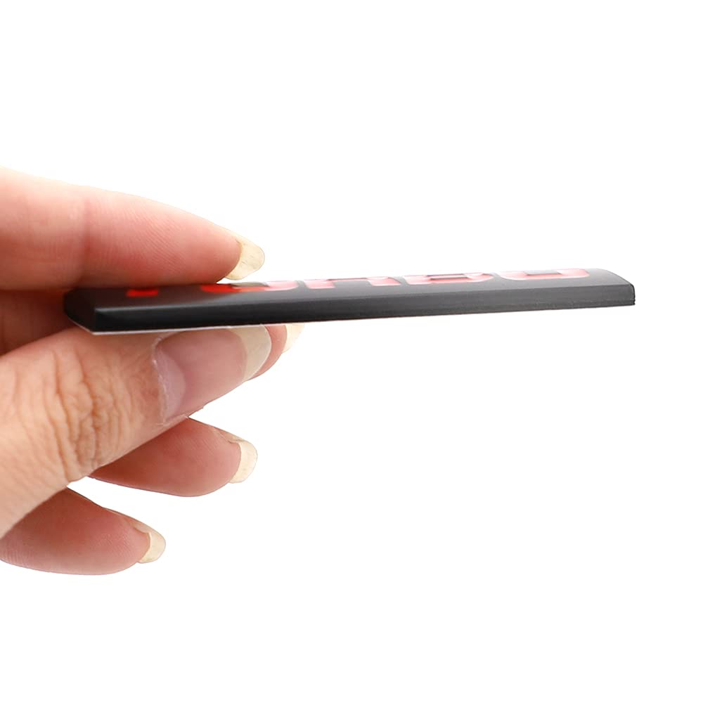 Carrun, 2 Pcs Turbo Emblem 3D Metal Badge Car Hood Truck Door Side Fender Rear Trunk Emblem Sticker Decals For Universal Decorat