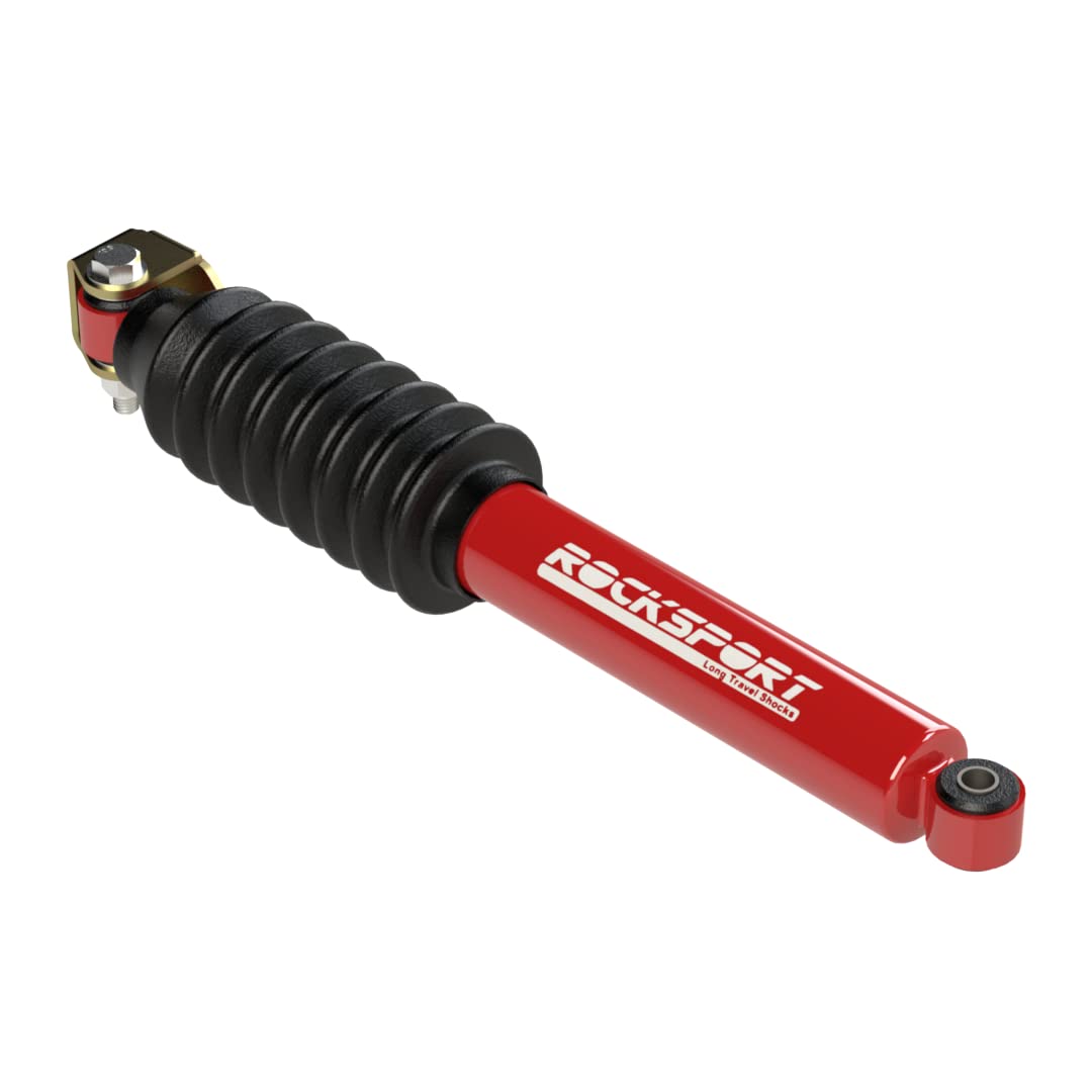 Rocksport RED Steering Stabilizer Kit by MetalCloak, For JK Wrangler, Provides Additional Valving, Improved Performance, Steerin