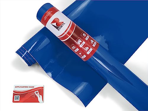 Avery Dennison Sw900 677-O Gloss Blue Supreme Wrapping Film Vinyl Vehicle Car Wrap Sheet Roll - (108'' X 60'')