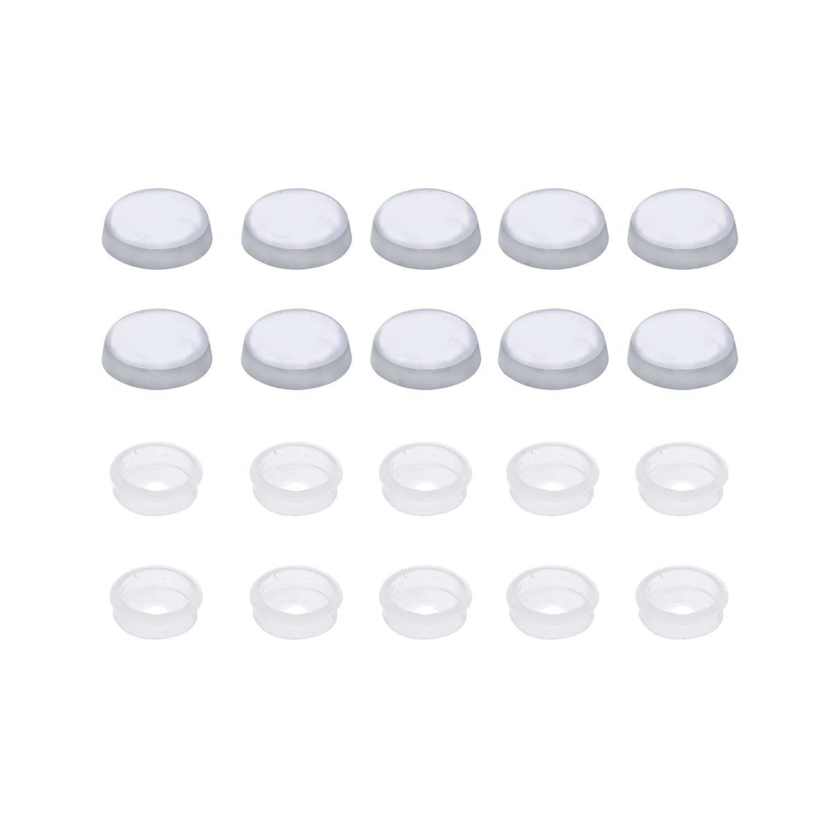 United Pacific Chrome Snap-On Cover - Fits Size 10 & 12 Screw