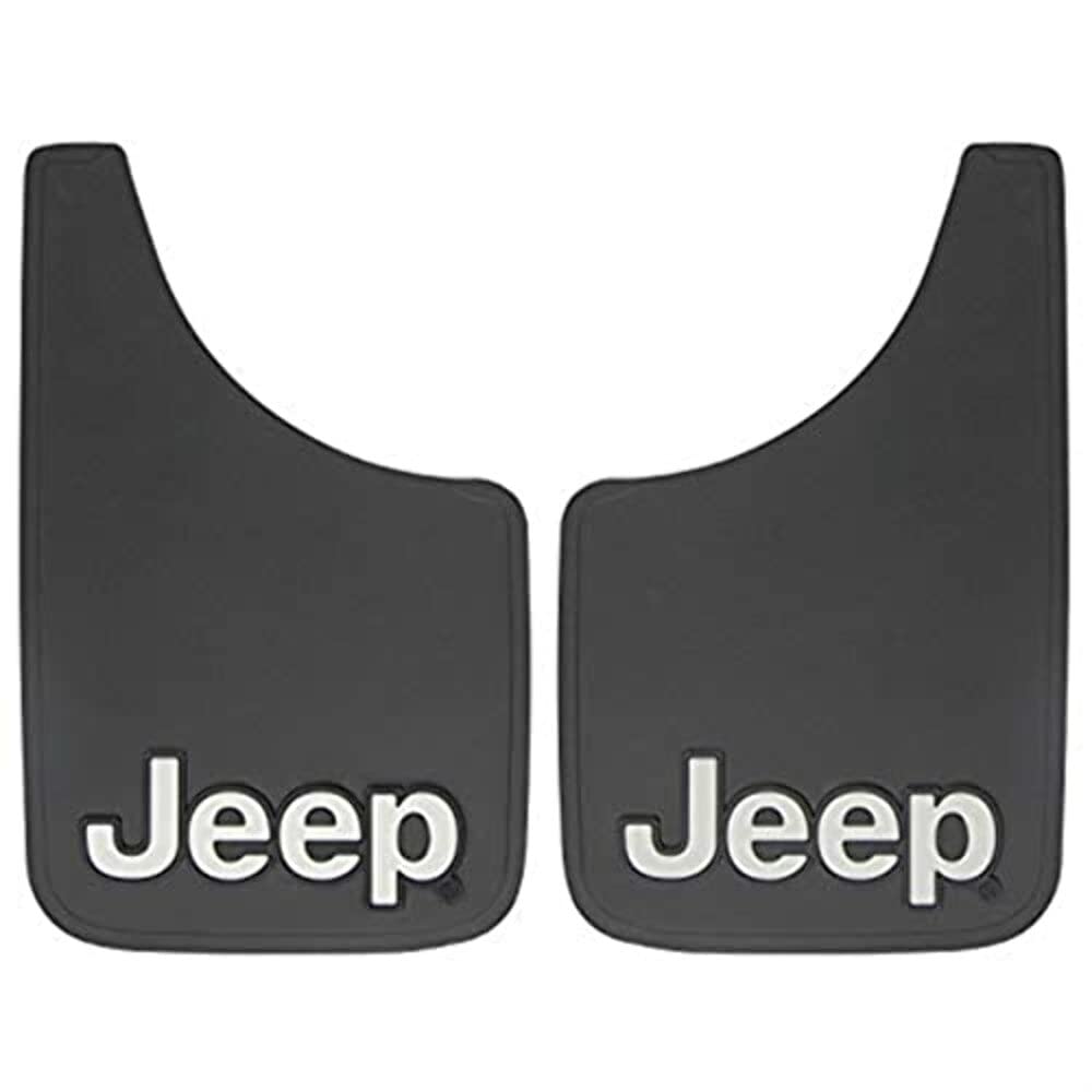 Plasticolor Jeep 9X15 Mud Guards, 9 X 15 Mud Guards (000491R01)