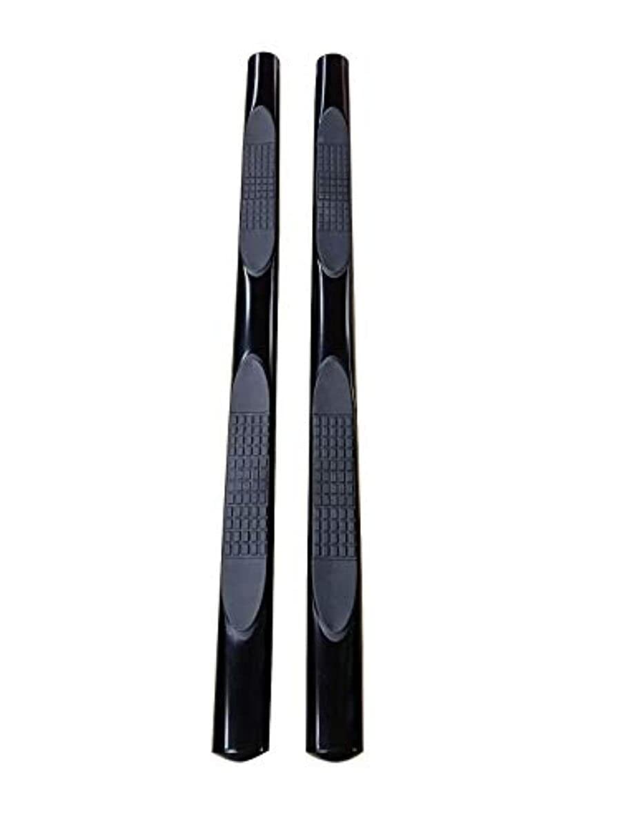 Trailfx 4' Oval Straight Side Steps 1500 Black 19