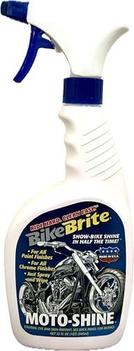 Bike Brite Moto Shine Motorcycle Cleaner, 32 fl. oz., Pink, Model MC25000