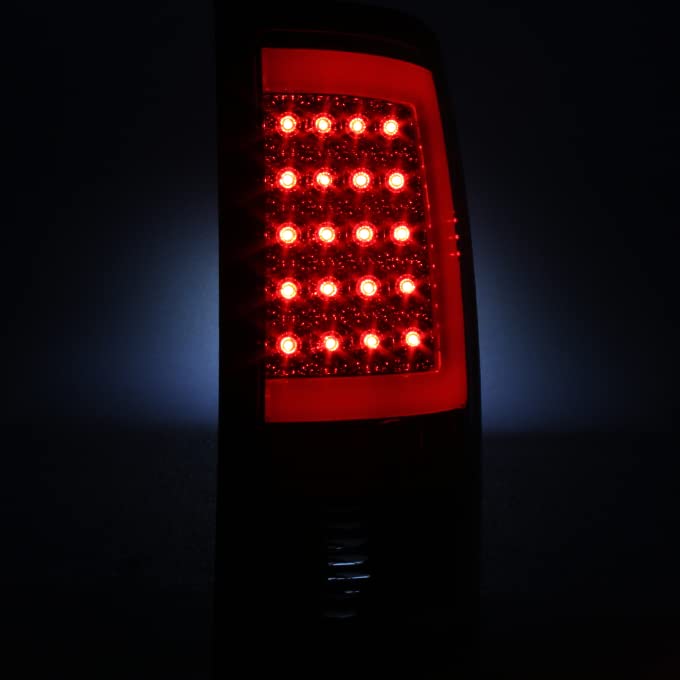 Akkon - For 07-13 Sierra 1500 07-14 Sierra 2500 3500 Hd Pickup Truck Chrome G2 Led Tail Lights Brake Lamps Pair