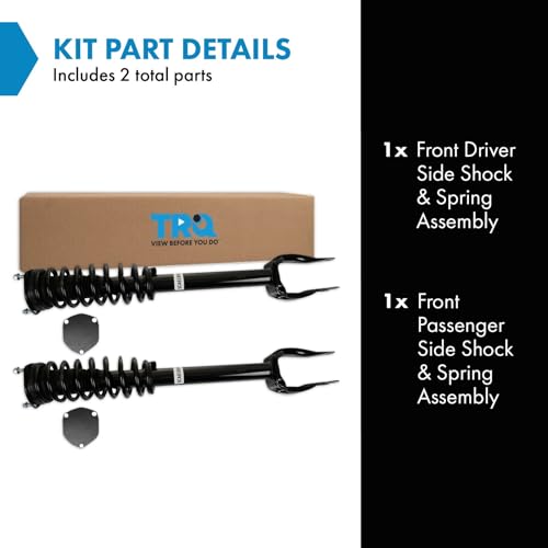 Trq Front Shock & Spring Assembly Set Compatible With 2012-2017 Mercedes-Benz