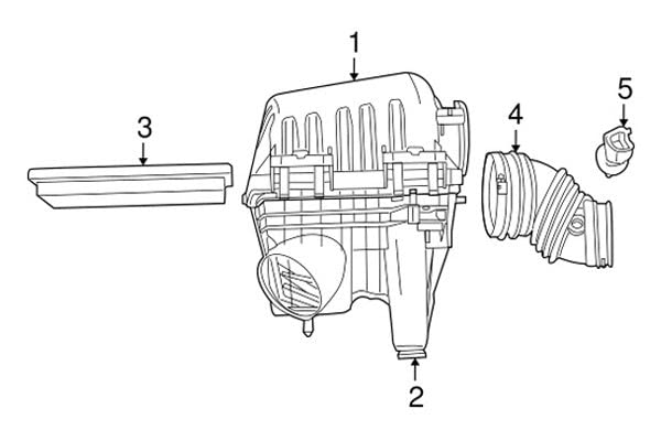 Mopar 04606487Ab Sensor Charge Air Temp