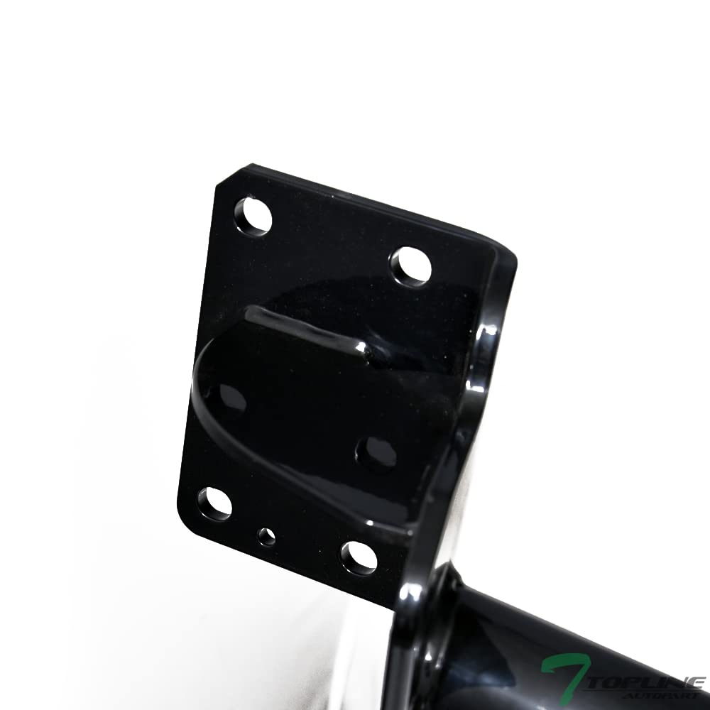 Class 3 III Black 2'' Receiver Tube Rear Bumper Trailer Tow Hitch Towing Mount Compatible with 07-18 BMW X5 E70 F15 / 14-19 X6 F