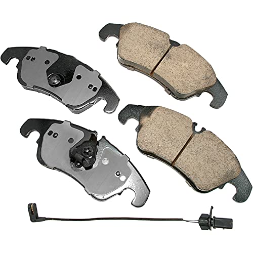 Akebono Eur1322 Front Brake Pad , Grey