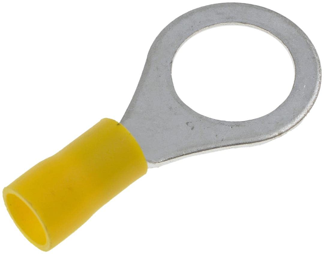 Dorman 85518: 12-10 Gauge Ring Terminal, 1/2 In, Yellow