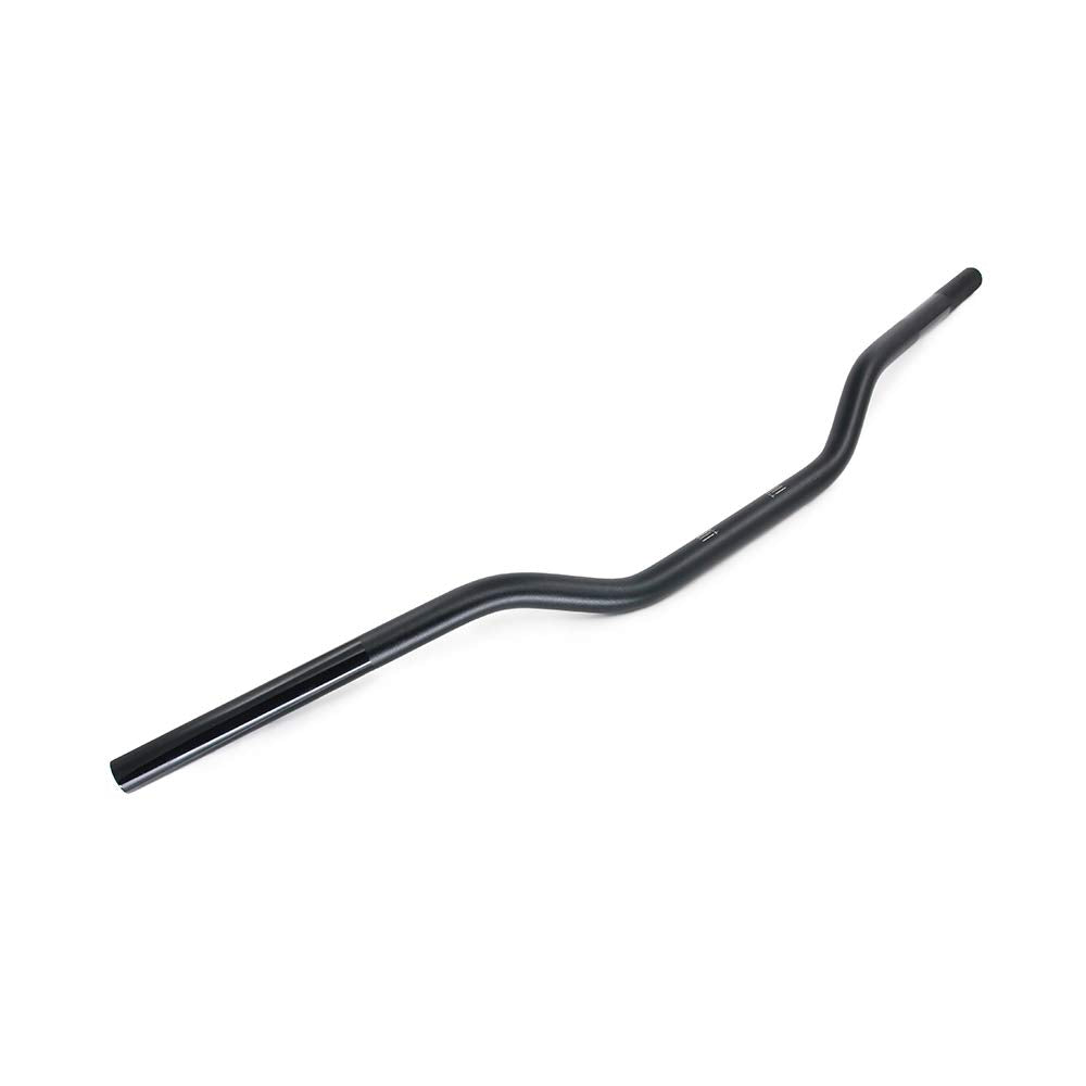 USTPO 7/8 Black Low Rise Drag Bars - Universal Motorcycle Handlebar for Cafe Racer, Bobber, ATV, Ebike, Dirt Pit Bike