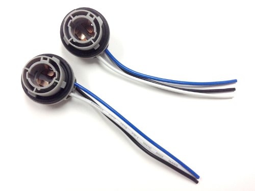 1157/2357 Bulb Socket Brake Turn Signal Light Harness Wire LED Pig Tail Plug
