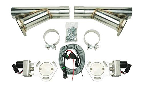 Pypes Performance Exhaust Hve10K 2.5In Dual Exhaust Cutout Kits Pair W/Ypipe
