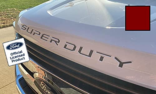 2017 2018 2019 2020 2021 2022 Ford Super Duty Letter Inserts (Thin) For Hood/Grille - Cdr F250 F350 F450 Decals Stickers (Dark R