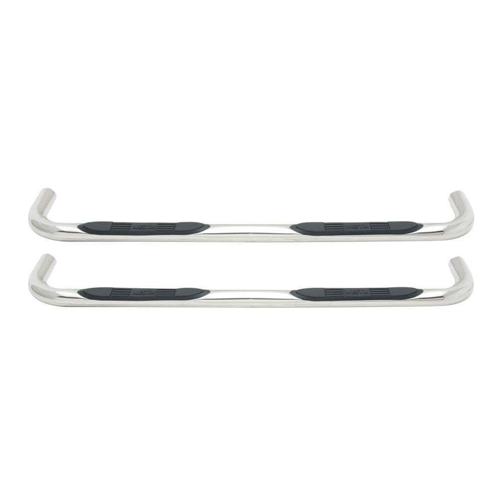 Westin 23-2310 E-Series 3 Round Nerf Bars Fits 2002-2008 Ram 1500 2003-2009 Ram 2500 3500 Quad Cab 2008-2009 Ram 4500 5500 Quad Cab Polished Pair