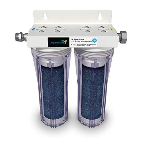 Aquatic Life Aquaticlife Deionized Spot-Free Car Rinse Unit - Premium Water Deionizer For Car Washing - Spotless Car, Rv, And Mo