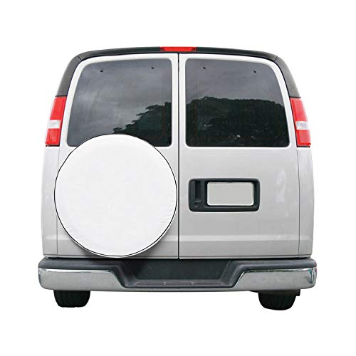 Classic Accessories Over Drive Rv Universal Fit Spare Tire Cover, Wheels 26.75'' - 29.75'' Diameter, White