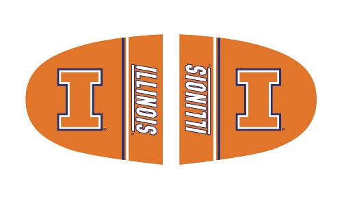 Fanmats University Of Illinois Mirror Cover, 6'' X 9''
