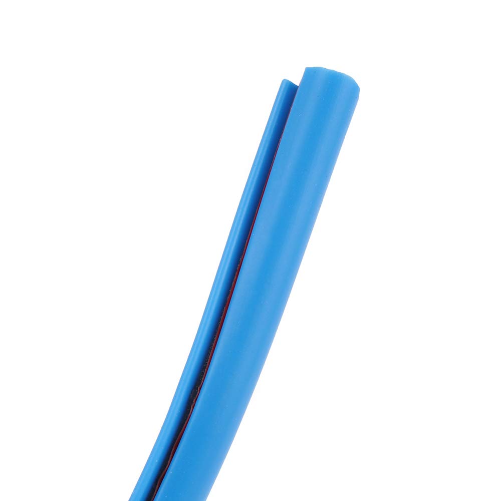 OtoLiman Blue Sticky Car Door Edge Scratch Guard Trim Molding Protector Cover Full Size 5m 16feet U Shape Air Vent Edge Decorati