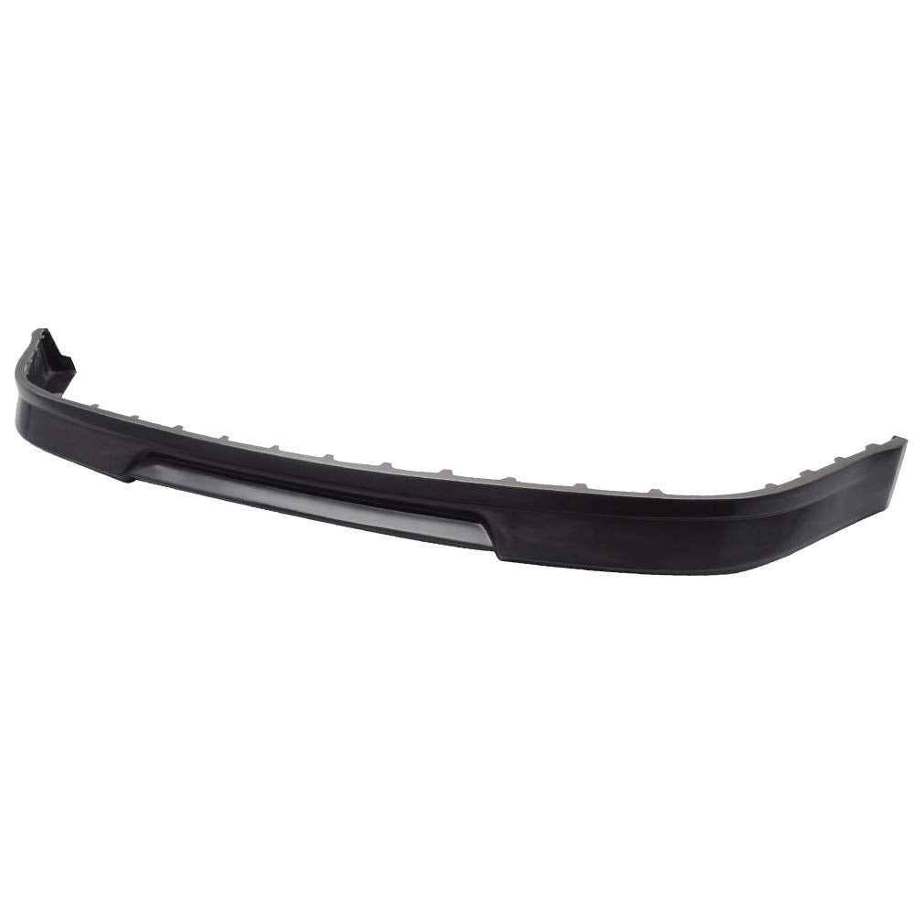 IKON MOTORSPORTS Front Bumper Lip for 1999-2004 VW Golf, P3 Style, Unpainted Black, Polyurethane (PU)