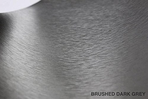 Vvivid Xpo Gunmetal Grey Brushed Metallic Steel Vinyl Wrap Roll With Air Release Technology (100Ft X 5Ft)