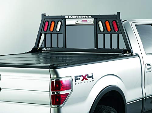 Realtruck Backrack Three Light Rack Frame Only | Black, No Drill | 147Tl | Fits 1999-2025 Ford F-250/F-350/F-450; 2017-2025 Ford