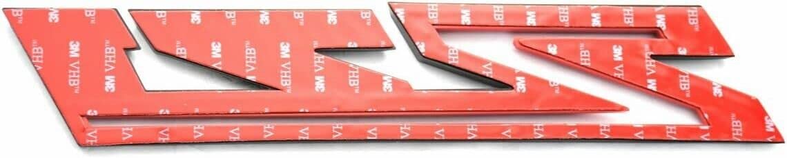 2X Large Size Z71 RH LH Side Fender Emblem Nameplate Badge Decal Replacement for 2019-2021 Chevy Silverado (Matte Black)