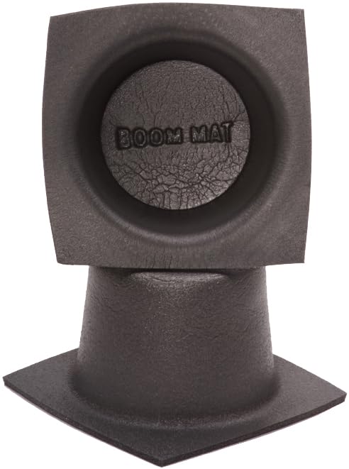 Design Engineering 050330 Boom Mat Speaker Baffles, 6.5" Round (Pack Of 2), Black
