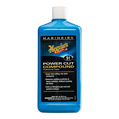 Meguiar'S M9132 Marine/Rv Power Cut Compound - 32 Oz Bottle