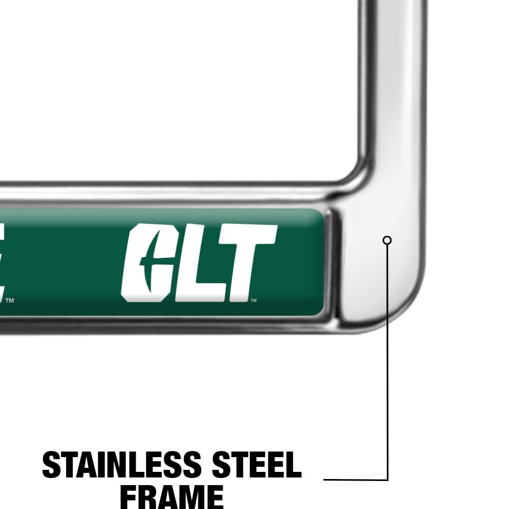 UNC Charlotte Alumni Logo Full Size Standard License Plate Metal Frame