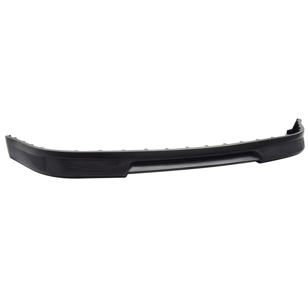 IKON MOTORSPORTS Front Bumper Lip for 1999-2004 VW Golf, P3 Style, Unpainted Black, Polyurethane (PU)
