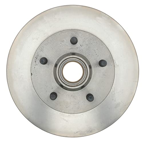 Raybestos Replacement Front Disc Brake Rotor for Select Ford Ranger, Mazda B2300, B3000, B4000 vehicles, Part #66673R, Silver
