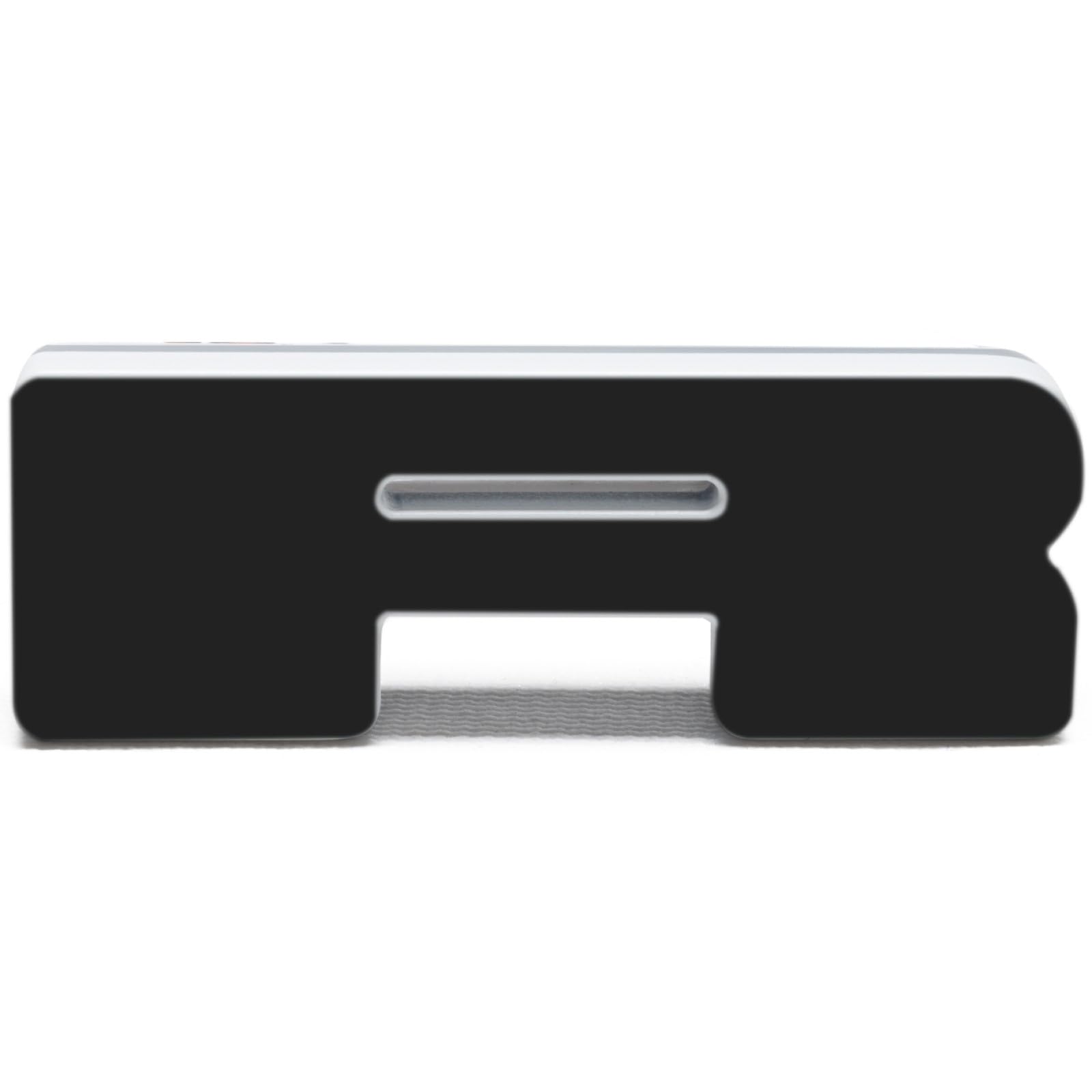 Oracle Lighting 3140-A-001 Single Universal Illuminated Amber Led Letter R With Matte Black Finish Letter Badge - Sleek Design - Customized High-End Appearance