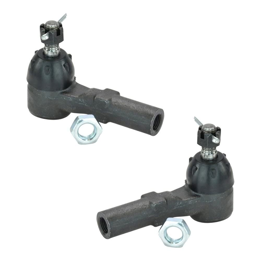 TRQ Front Outer Tie Rod Set Compatible with 1993-1997 Ford Probe 1993-2002 Mazda 626 2000-2006 MPV MX-6 1999-2003 Protege 2002-2