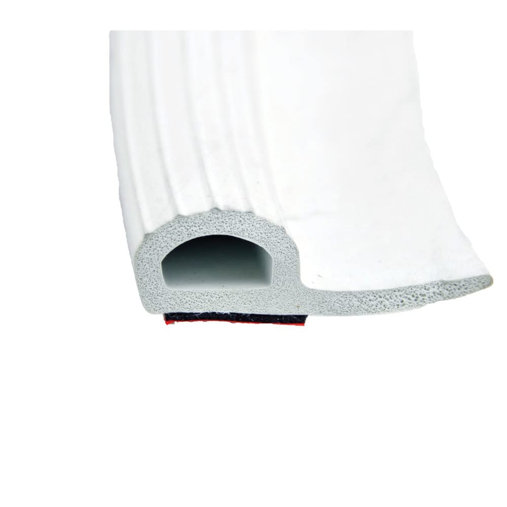 Ap Products 018-314 White Rubber Slide-Out Seal With Wiper And Hats (Red Tape) - 5/8 X 1-15/16 X 35'
