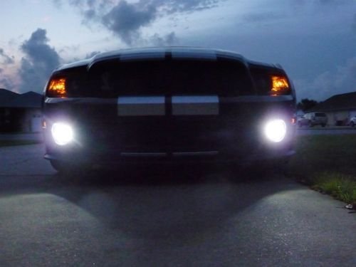 White Led Halo Fog Lamp Angel Eye Driving Light Kit Compatible With 2005-2014 Ford Mustang Shelby Gt500