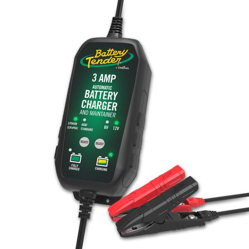 Battery Tender 3 Amp Battery Charger And Maintainer - Automotive Switchable 12V Or 6V Smart Fully Automatic For Cars Suvs And Tr