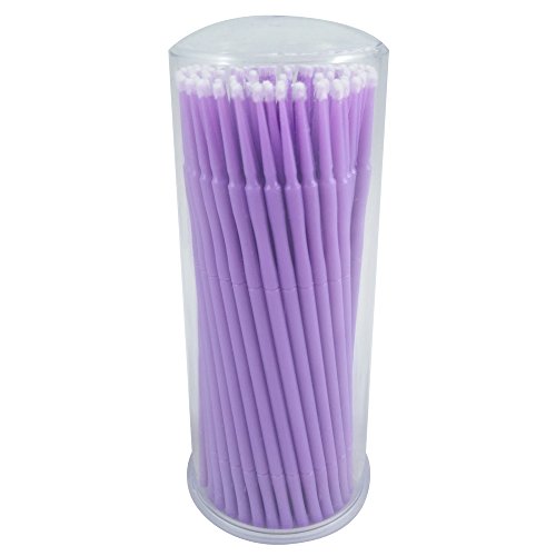 Atlin Touch Up Paint Brushes, 100 Pack Of 1.5Mm Disposable Micro Applicators For Automotive Paint Chip Repair