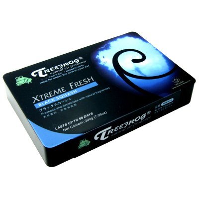 Treefrog Xtreme Fresh Air Freshener Black Squash Scent 2 Packs