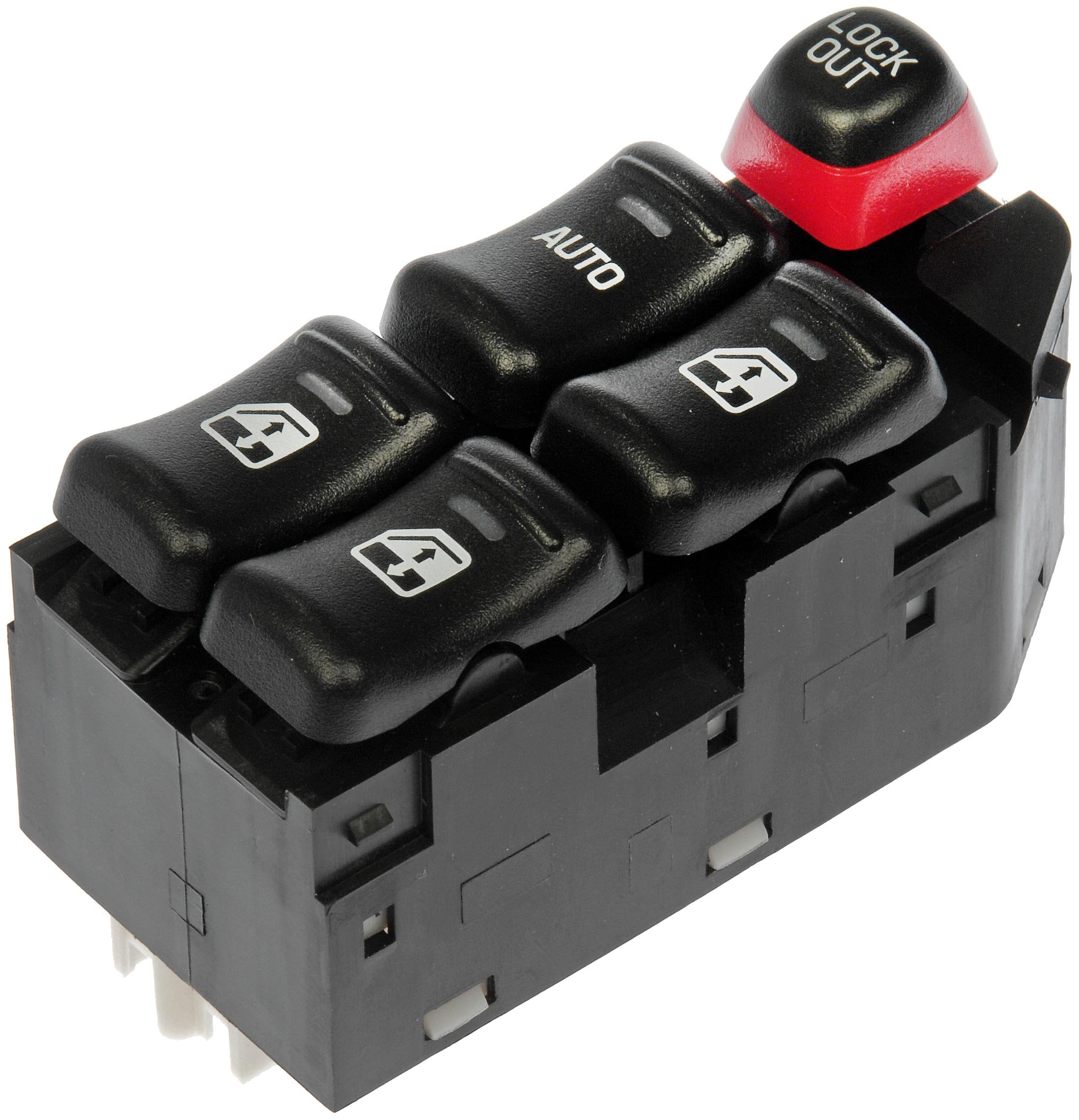 Dorman 901-022 Front Driver Side Power Window Switch 5 Button Compatible With Select Chevrolet / Oldsmobile Models