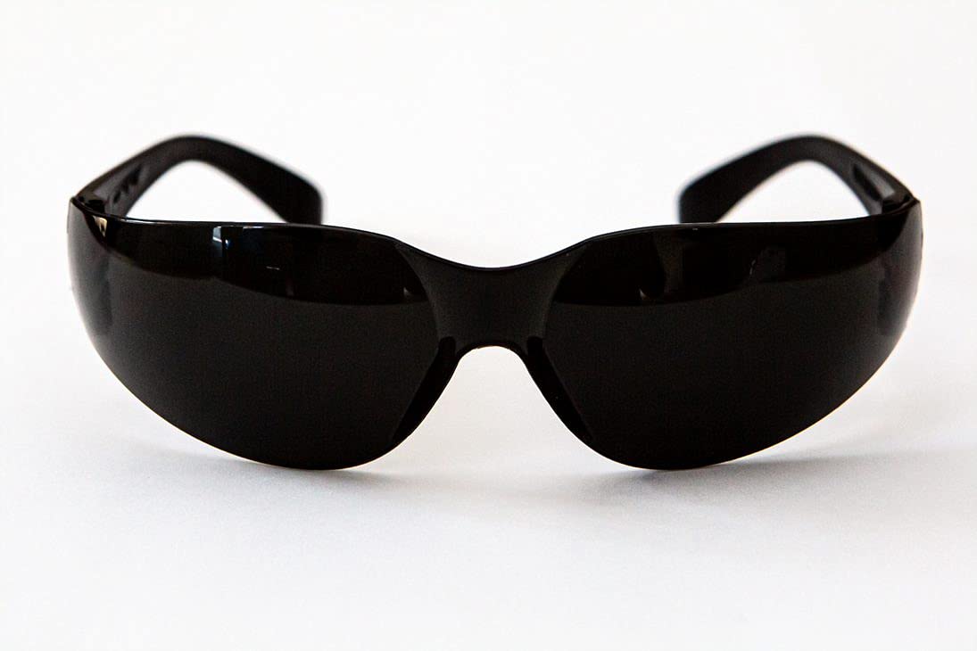 G & F Products 13017 EyePRO 12 pack Safety Glasses, safety goggles, Scratch, Impact, and Ballistic Resistant, smoke lens, 12 Pac