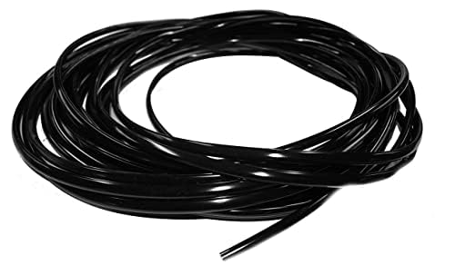 Cowles Custom - Enhanced 50Ft Black U-Channel Edge Guard Trim, 50Ft Flexible Plastic (Pvc) Bumper Protector Accessory, Door Guar