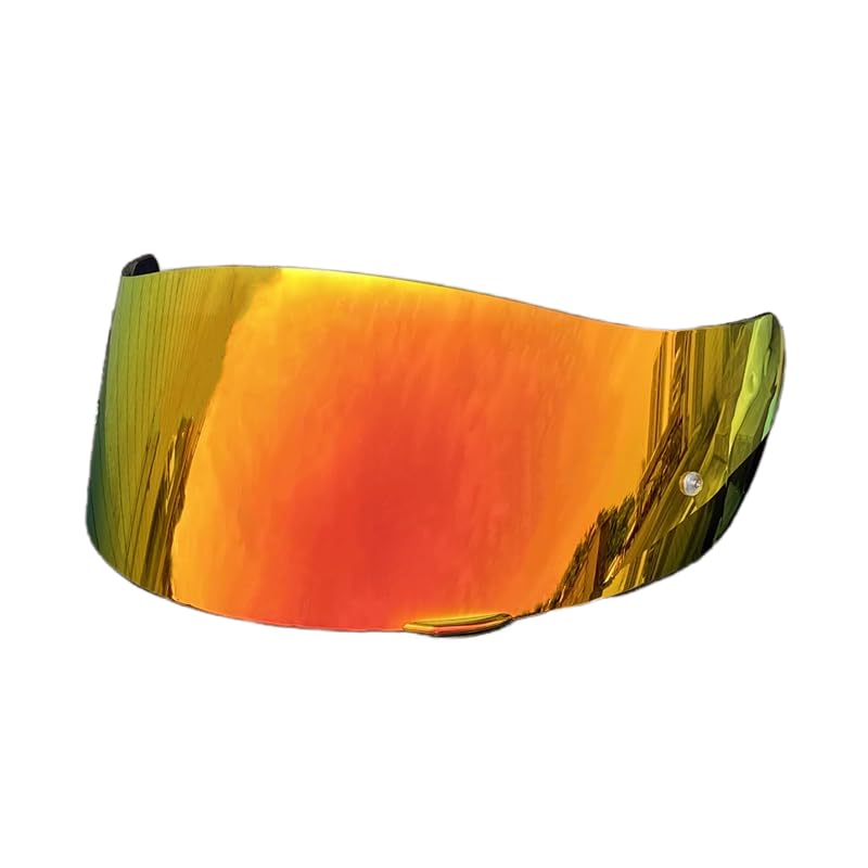 K1 Face Shield Uv-Protected for AGV K1, K1S, K3SV, K5, K5S Helmet Shield Visor Windshield (Black-Day use only)